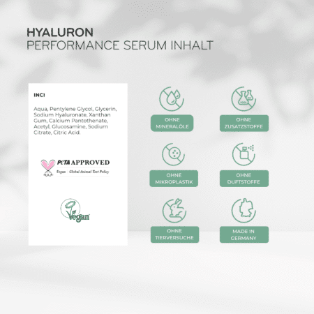 Inhalt Hyaluron Performance Serum