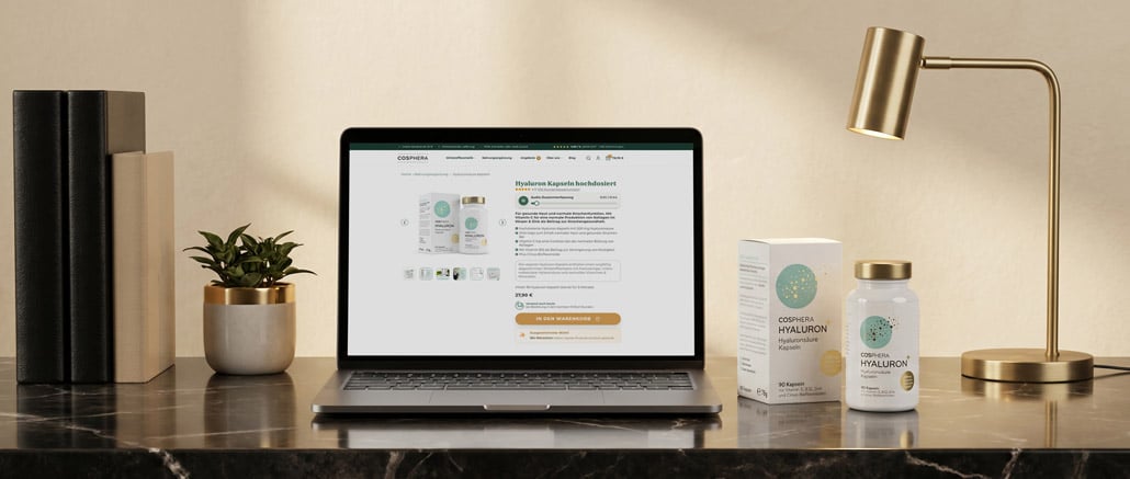 Widerrufsformular des COSPHERA Webshops.